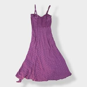 Revolve Rebecca Taylor Swiss Dot Chiffon Maxi Dress Pink‎ Size 0 Party Sundress